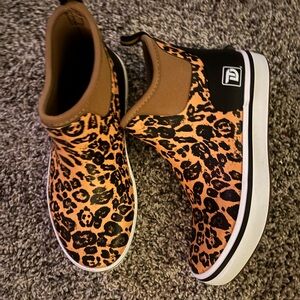 Leopard Print Women's Winter Boots